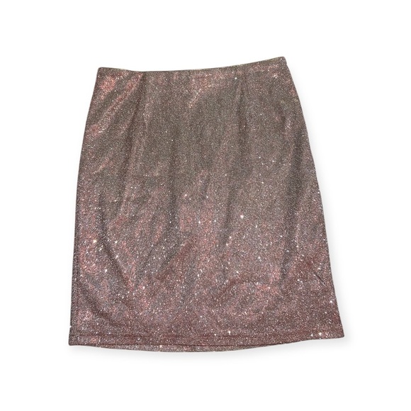 A’Gaci Dazzle Mini Skirt NYE Sparkle Elastic Bodycon Skirt - Picture 1 of 12